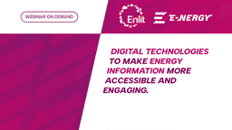 Digital technologies to make energy information more accessible and engaging